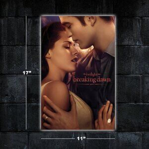 Twilight Breaking Dawn movie poster - 11x17 wall art print merch Edward Bella